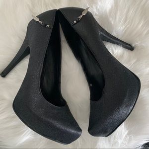 Carlos Santana Rockstar feather heels